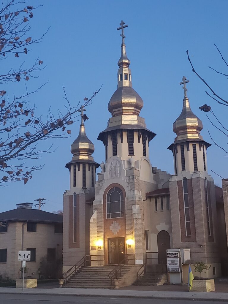 'lots of local churches" St. Peter & St. Paul Ukrainian Orthodox Church